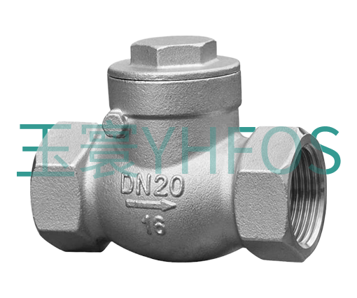 不銹鋼內螺紋臥式止回閥--H14X/W